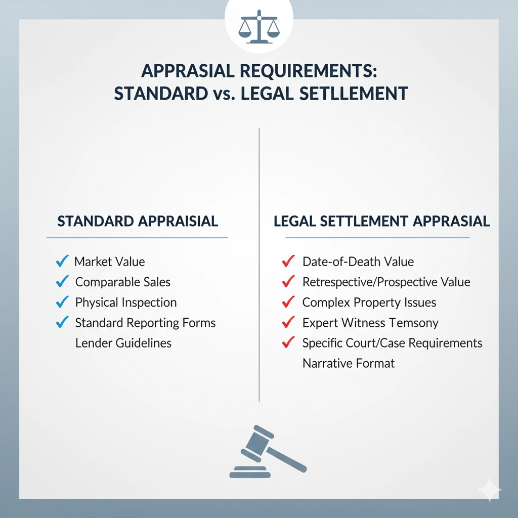 Appraisal Services for Legal Settlements